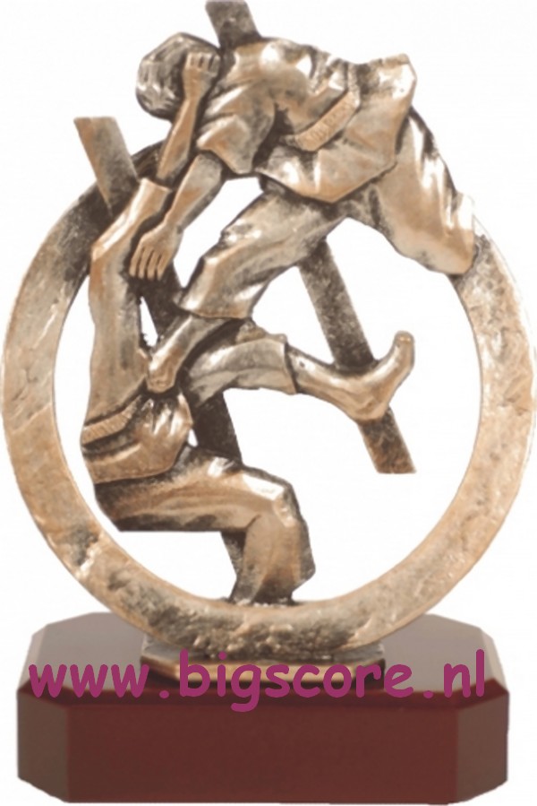 Judo Metaalbeeld BEL289